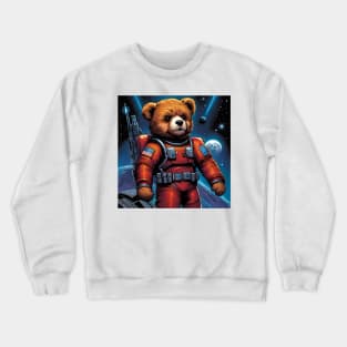 Teddy as a new recruit in the space Force Crewneck Sweatshirt